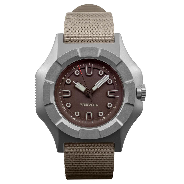 Prevail Onward Future Field Watch Tactical Shovelhead - Watches.com - ON - TAC - BRN