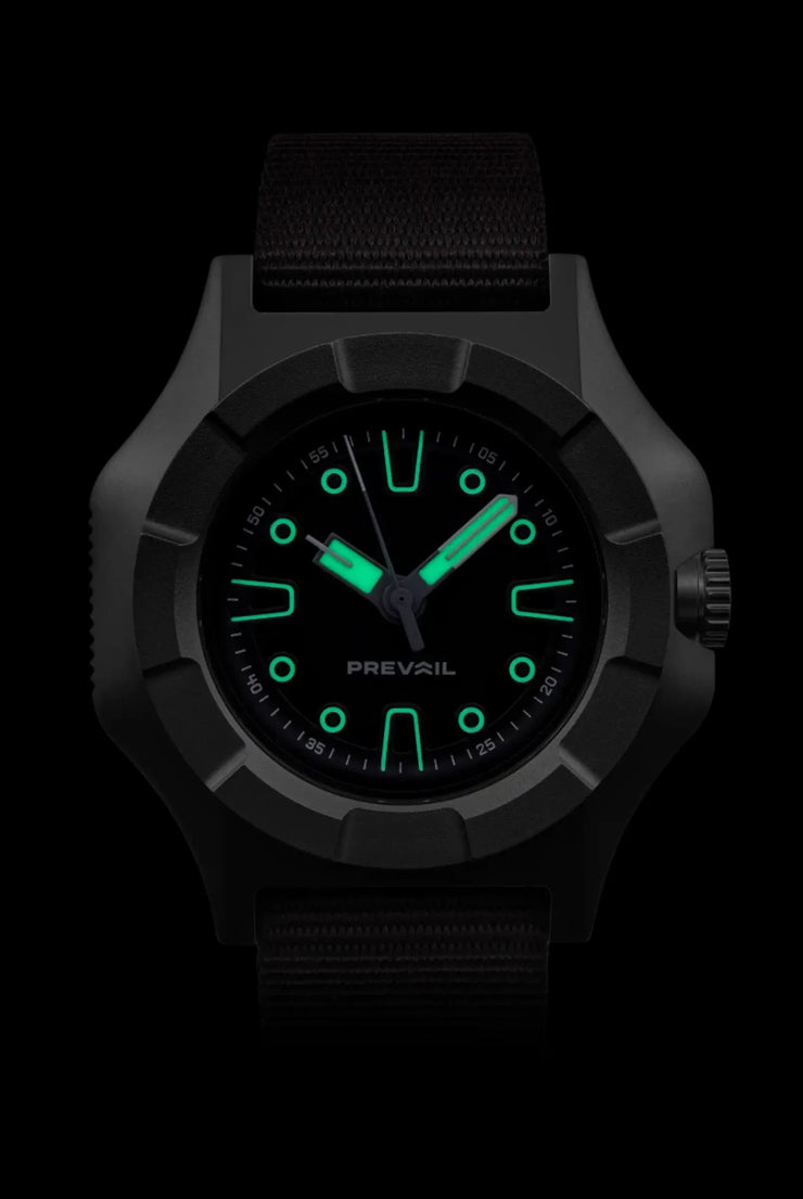 Prevail Onward Future Field Watch Tactical Standard Black - Watches.com - ON - TAC - BLK