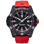 ProTek Carbon Dive 1000 Series Tritium Red - Watches.com - PT1002R