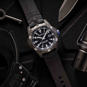 ProTek Carbon USMC Series Dive Black Blue - Watches.com - PT1013