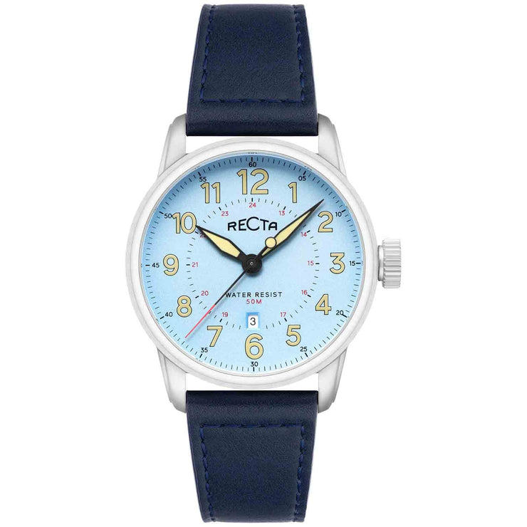 Recta Altitude 3 Hands Date Air Blue - Watches.com - RT - 3006 - 07