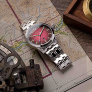 Recta Cavalier 3 Hands Date Red - Watches.com - RT - 3005 - 88