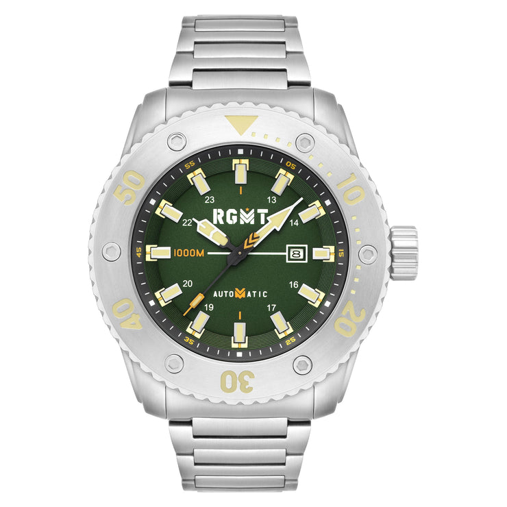 RGMT All Brite Automatic Forest Green - Watches.com - RG - 8056 - 44