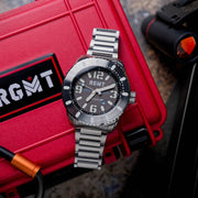 RGMT All - Brite Automatic Gunmetal Grey - Watches.com - RG - 8053 - 55