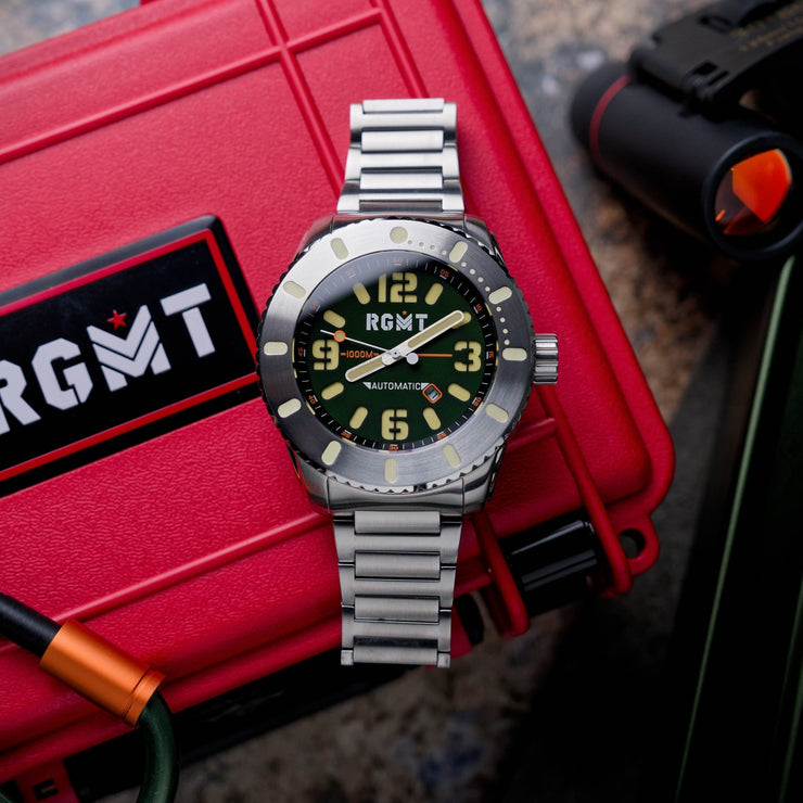 RGMT All - Brite Automatic Troop Green - Watches.com - RG - 8053 - 44