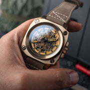 RGMT Altimeter Skeleton Automatic Khaki Brown - Watches.com - RG - 8064 - 04