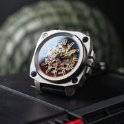 RGMT Altimeter Skeleton Automatic Navy Blue - Watches.com - RG - 8064 - 02