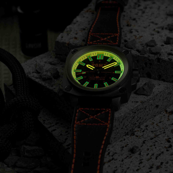 RGMT Altimeter Skeleton Automatic Orange Grey - Watches.com - RG - 8033 - 05