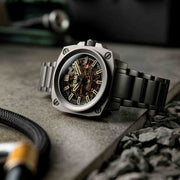 RGMT Altimeter Skeleton Automatic Sandblast Black - Watches.com - RG - 8033 - 55