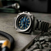 RGMT Altimeter Skeleton Automatic Sandblast Blue - Watches.com - RG - 8033 - 66