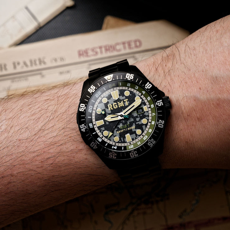 RGMT Continental GMT Camo Black - Watches.com - RG - 8059 - 55