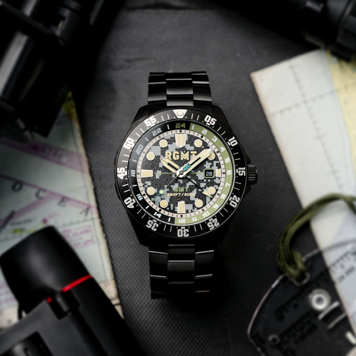 RGMT Continental GMT Camo Black angled shot picture