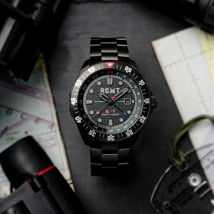 RGMT Continental GMT Stealth Black - Watches.com - RG - 8059 - 66