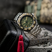 RGMT Field Master Automatc Moss Green - Watches.com - RG - 8032 - CC