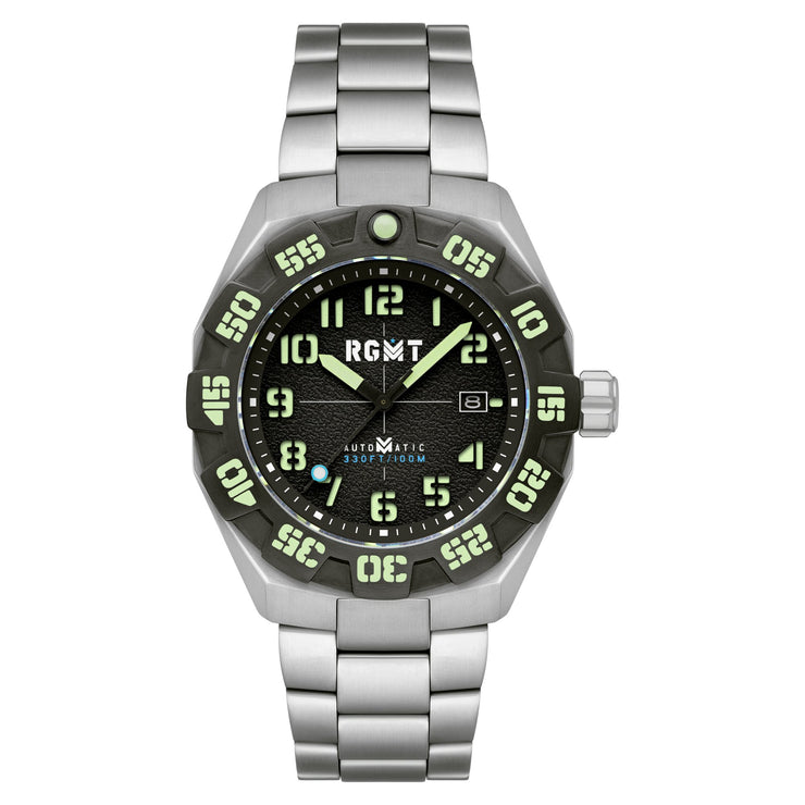 RGMT Field Master Automatic Midnight Black - Watches.com - RG - 8032 - BB