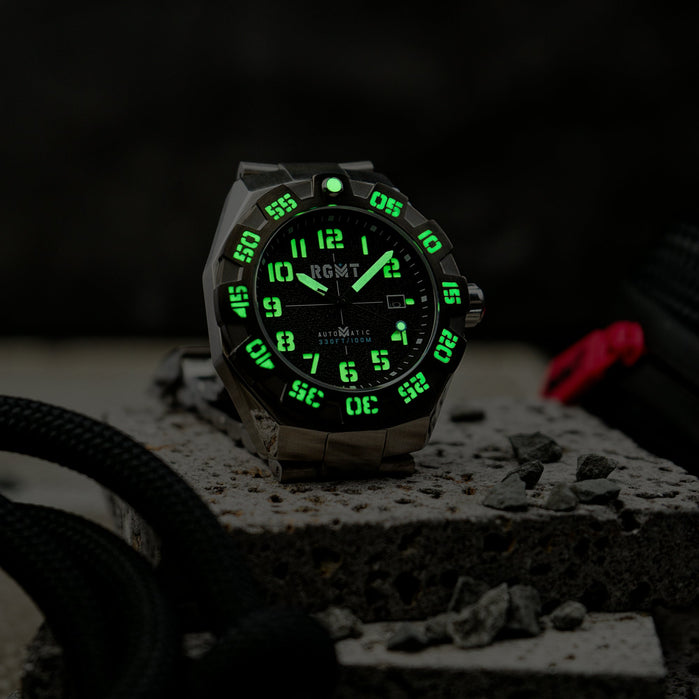 RGMT Field Master Automatic Midnight Black angled shot picture