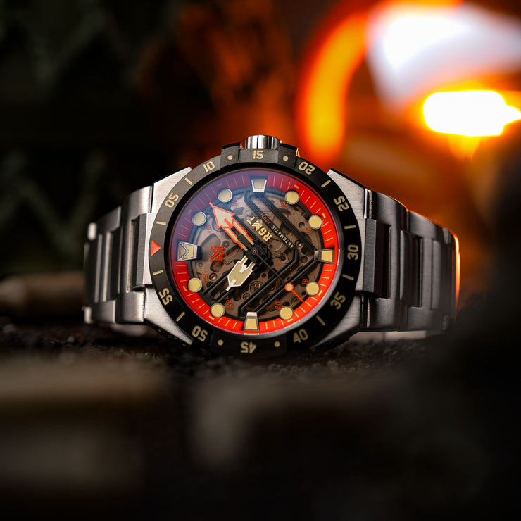 RGMT Himars Skeleton Automatic Orange - Watches.com - RG - 8063 - 55