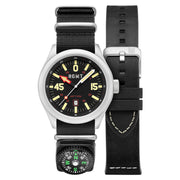 RGMT Locust Compass Japan Quartz Black - Watches.com - RG - 8057 - 01