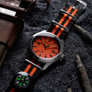 RGMT Locust Compass Japan Quartz Orange - Watches.com - RG - 8057 - 05