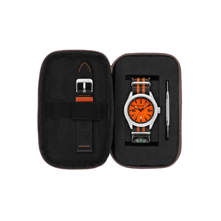 RGMT Locust Compass Japan Quartz Orange - Watches.com - RG - 8057 - 05