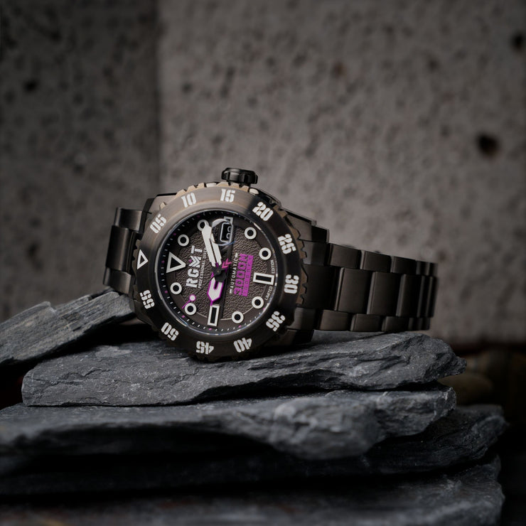 RGMT Ohio Automatic Fuchsia Black - Watches.com - RG - 8034 - 0F