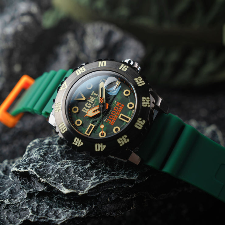 RGMT Ohio Automatic Limited Edition Army Green - Watches.com - RG - 8034 - 0K