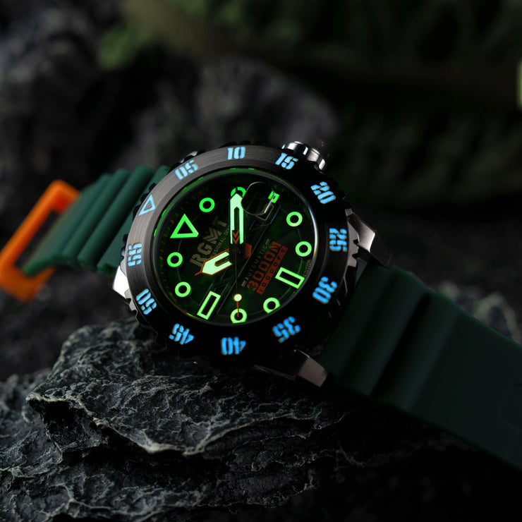 RGMT Ohio Automatic Limited Edition Army Green - Watches.com - RG - 8034 - 0K