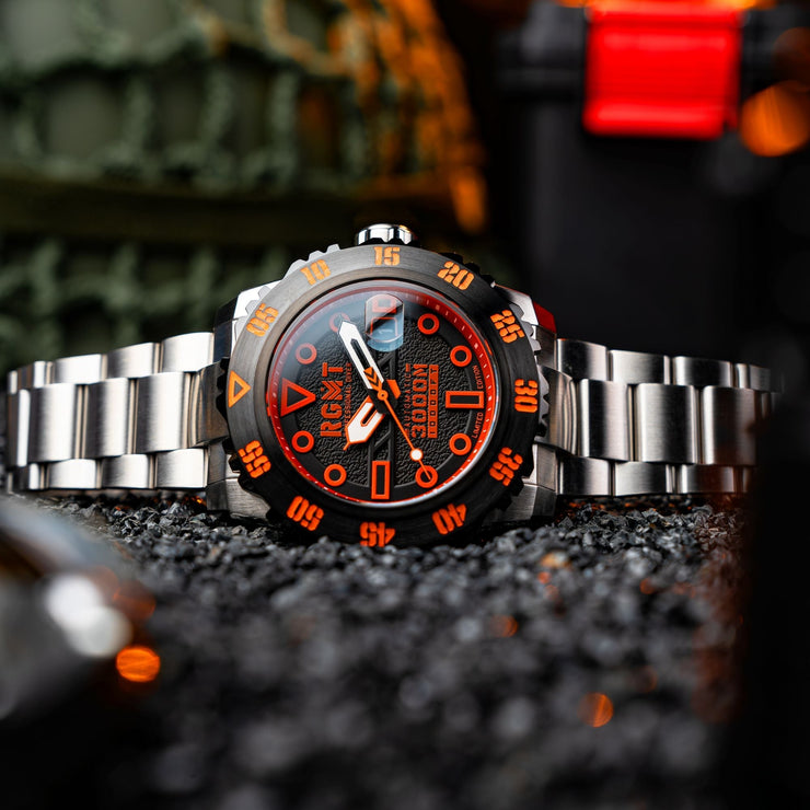 RGMT Ohio Automatic Limited Edition Orange Black - Watches.com - RG - 8034 - 0I