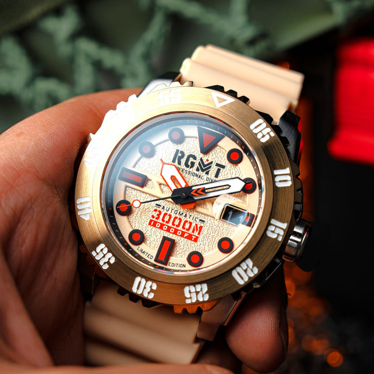 RGMT Ohio Automatic Limited Edition Tawny Brown - Watches.com - RG - 8034 - 0H