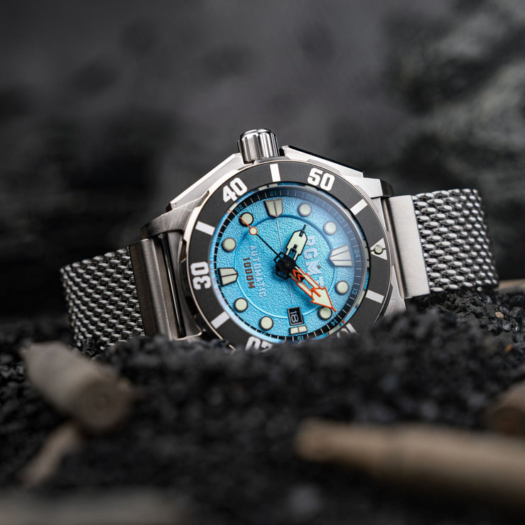 RGMT Torpedo Automatic Diver Arctic Blue - Watches.com - RG - 8027 - 66