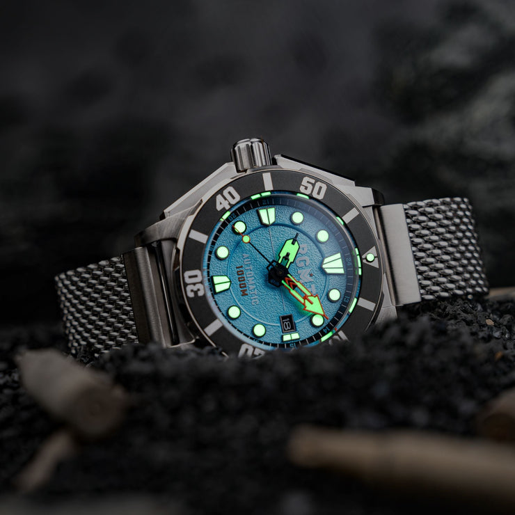 RGMT Torpedo Automatic Diver Arctic Blue - Watches.com - RG - 8027 - 66