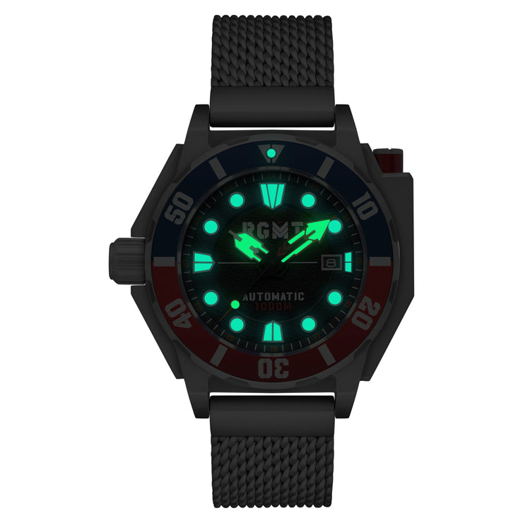 RGMT Torpedo Automatic Diver Midnight Black - Watches.com - RG - 8027 - 44