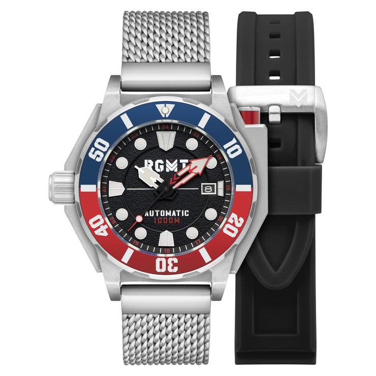 RGMT Torpedo Automatic Diver Midnight Black - Watches.com - RG - 8027 - 44