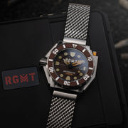 RGMT Torpedo Automatic Diver Mocha Brown - Watches.com - RG - 8027 - 88