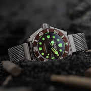 RGMT Torpedo Automatic Diver Mocha Brown - Watches.com - RG - 8027 - 88