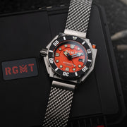 RGMT Torpedo Automatic Diver Tangerine Orange - Watches.com - RG - 8027 - 55