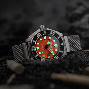 RGMT Torpedo Automatic Diver Tangerine Orange - Watches.com - RG - 8027 - 55