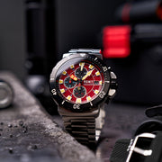 RGMT Trench Chronograph Scarlet Red - Watches.com - RG - 8058 - 55