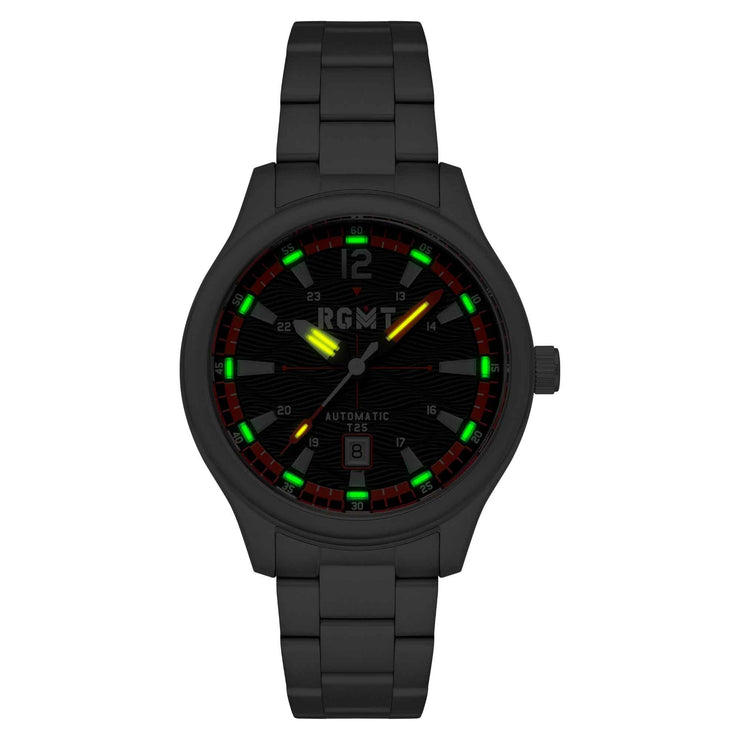 RGMT Tritium Automatic Black Steel - Watches.com - RG - 8046 - 22