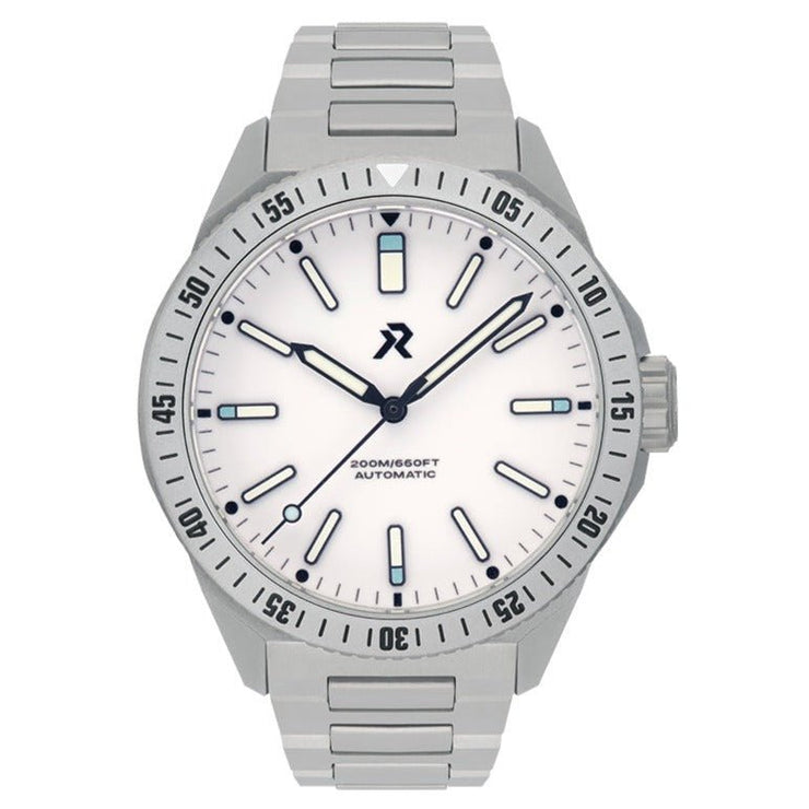 RZE Endeavour Automatic Polaris White - Watches.com - RZE - END - PW - BR - P