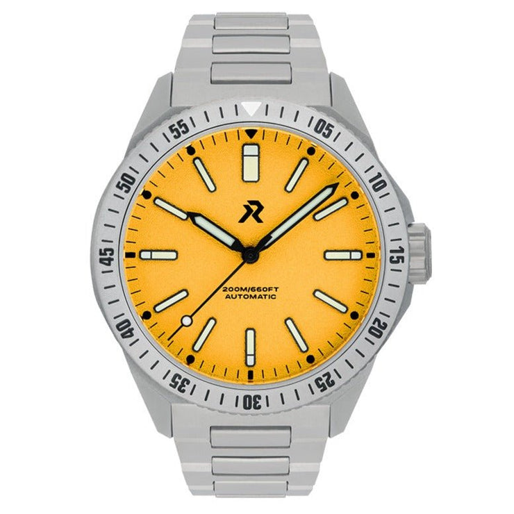 RZE ENDEAVOUR Automatic Titanium Medallion Yellow - Watches.com - RZE - END - MY - BR - P