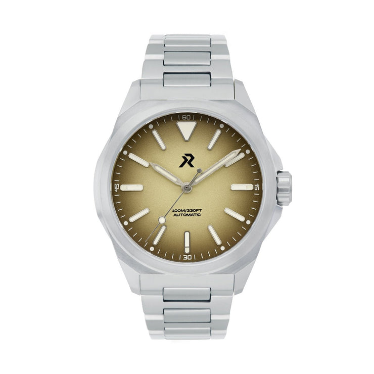 RZE Resolute Automatic Desert Tan - Watches.com - RZE - RES - DT - CS - P