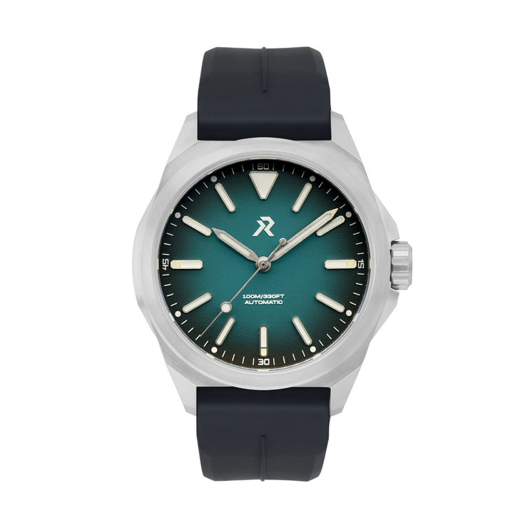 RZE Resolute Automatic Urban Teal - Watches.com - RZE - RES - UT - CS - P