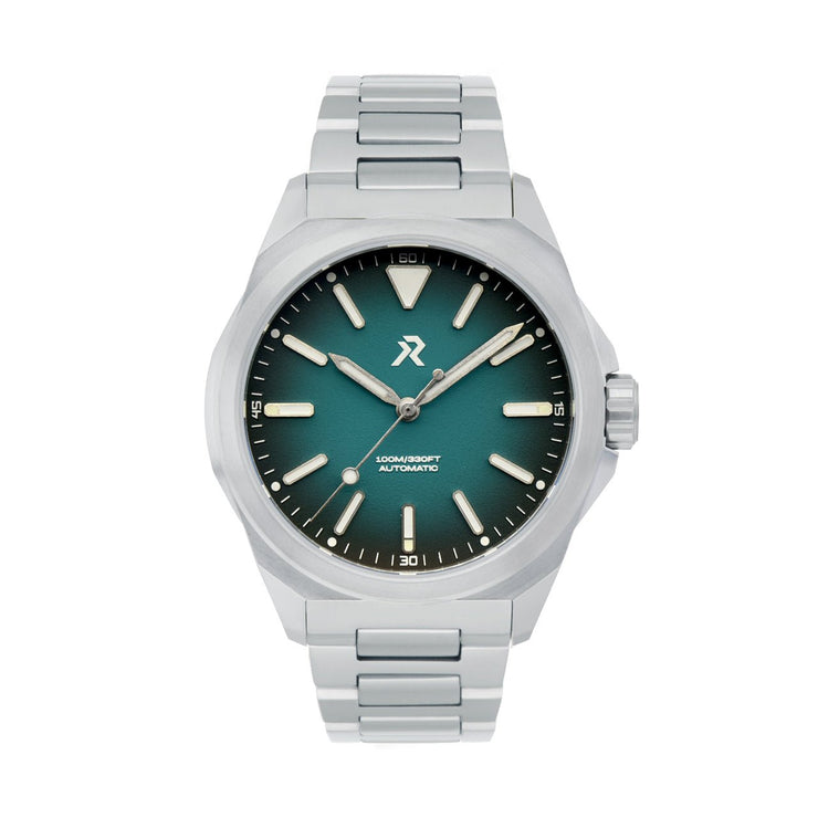 RZE Resolute Automatic Urban Teal - Watches.com - RZE - RES - UT - CS - P