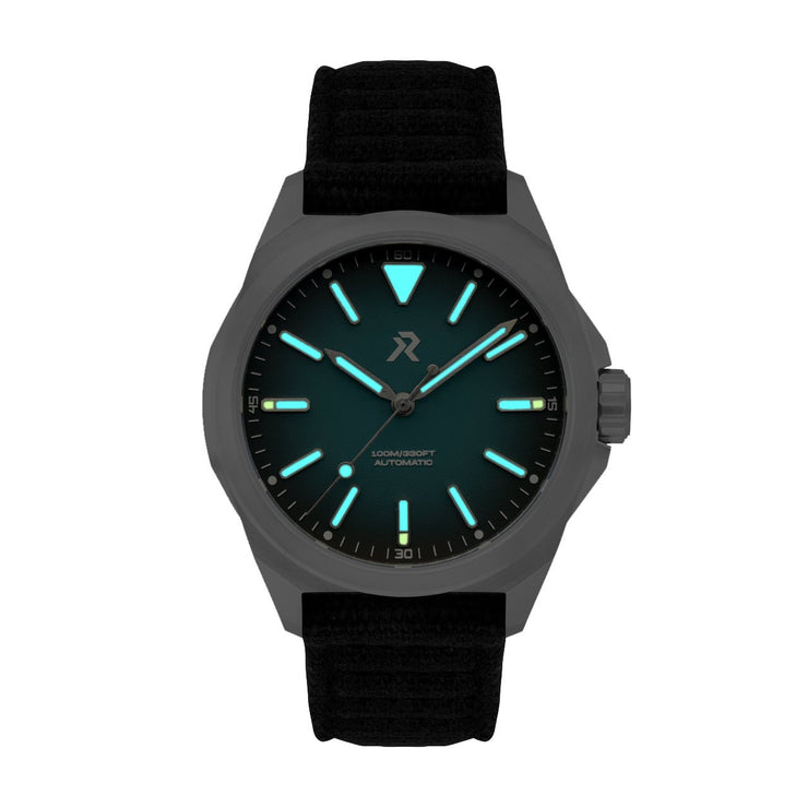 RZE Resolute Automatic Urban Teal - Watches.com - RZE - RES - UT - CS - P