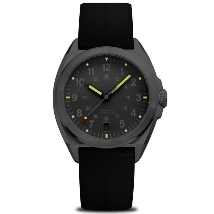 RZE Valour 38 Automatic Slate Grey - Watches.com - 