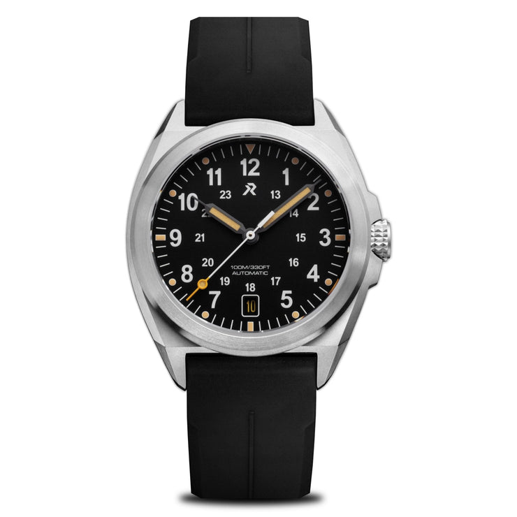 RZE Valour 38 Carbon Black - Watches.com - 