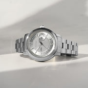 Schild Heinrich Minimal Swiss Automatic Limited Edition Matte Silver - Watches.com - SC - 1015 - 11