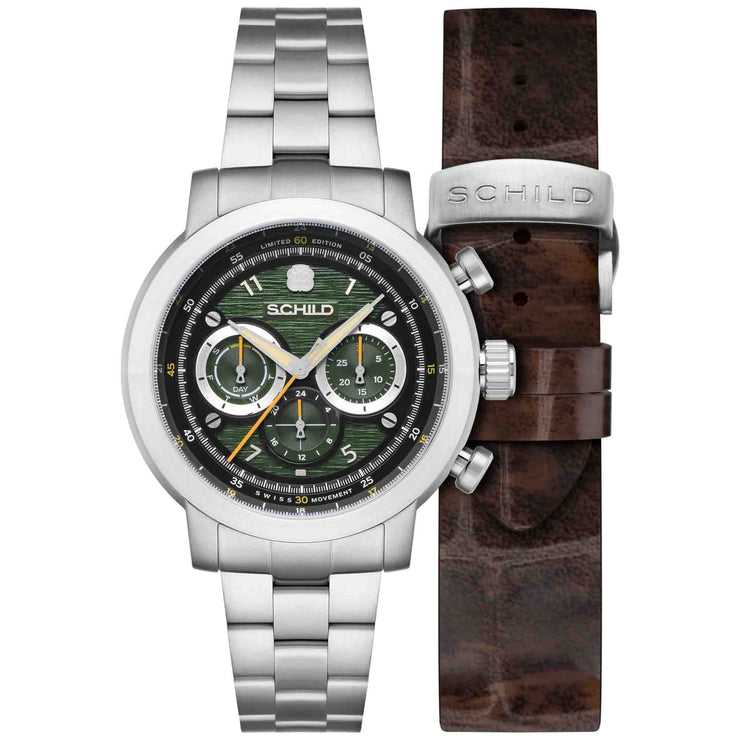 Schild Heinrich Swiss Multifunction Alpine Green Limited Edition - Watches.com - SC - 1005 - 33