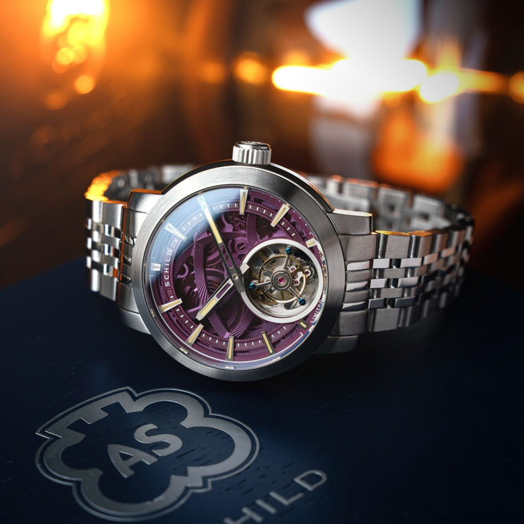 Schild Heinrich Tourbillon Limited Edition Mauve - Watches.com - SC - 1006 - 99